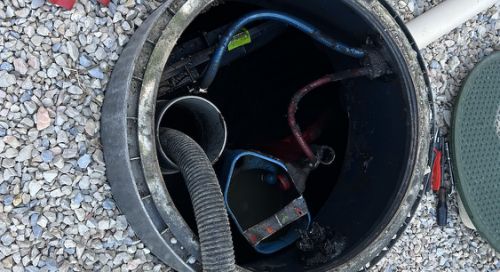 Pompage station d'épuration particulier à Caderousse